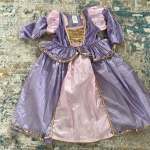 Rapunzel inspired dress by little adventures size 1-3 years